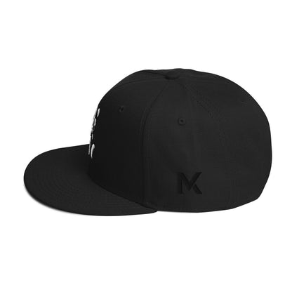 MK Panda Embroidered Snapback Hat