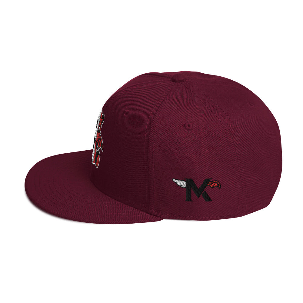 MK Panda Good vs Evil Embroidered Snapback Hat