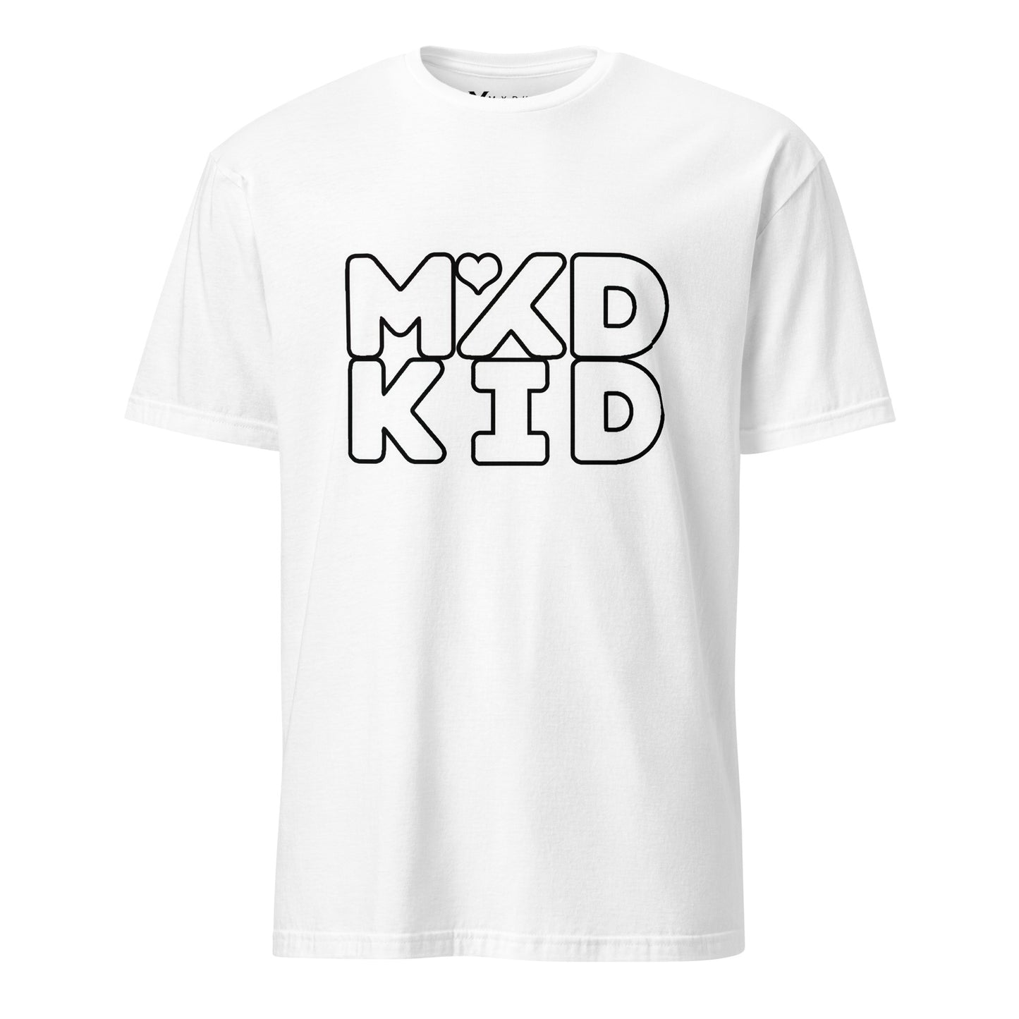 MXDKID OUTLINE DTG Print Short-Sleeve Unisex T-Shirt